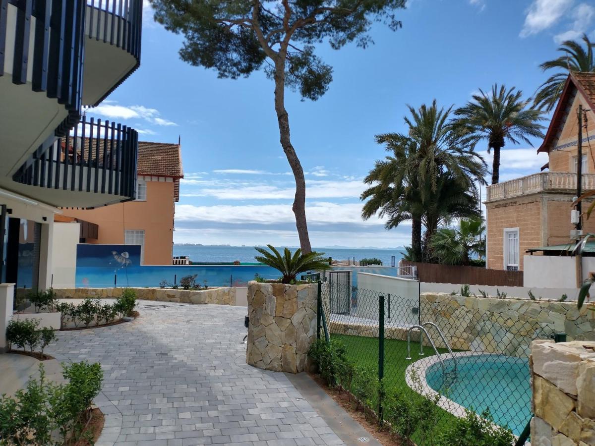 Modern Nieuwbouwappartement Aan Het Strand Van De Mar Menor In Santiago De La Ribera โลปากัน ภายนอก รูปภาพ